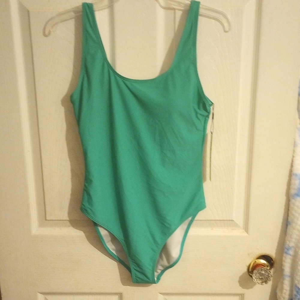 Nicole Miller , NWT, Sea Green One-Piece Swimsuit